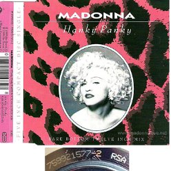 1990 Hanky panky - CD maxi single (3-trk) - Cat.Nr. 7599-21577-2 - Germany (759921577-2 RSA on back of CD)