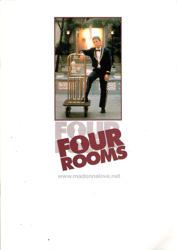 1994 Four Rooms programm movie book Japan