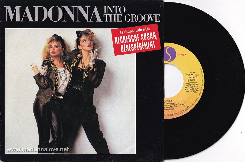 1985 Into the groove - Cat.Nr. 928934-7 - France (SACEM on label + French text on cover)