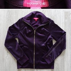 2006 - H&M Collection Madonna & Crew love H&M - Tracksuit purple jacket (used)
