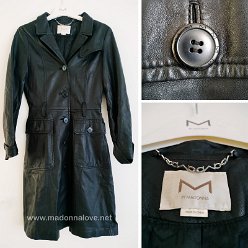 2007 - H&M - M by Madonna - Black leather coat (belt is missing)