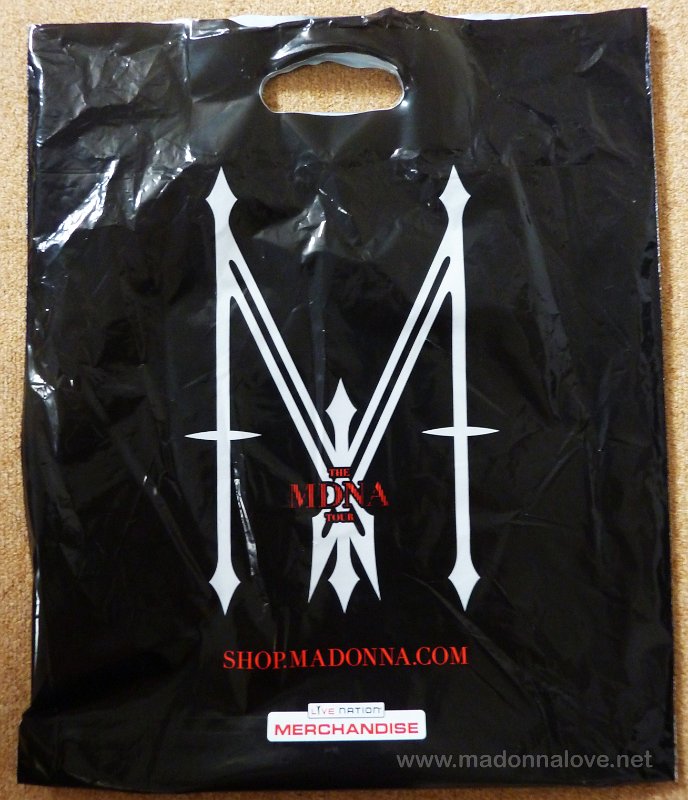 2012 - MDNA tour merchandise - Plastic bag