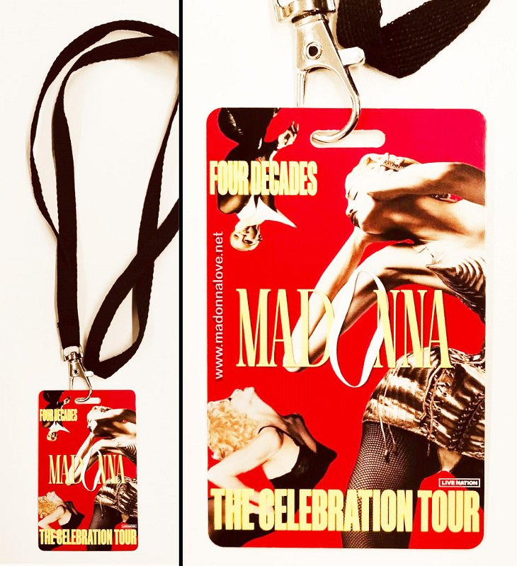 2023 - Celebration tour merchandise - Collector ticket