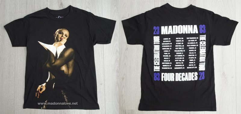 2023 - Celebration tour merchandise - T-shirt Erotica