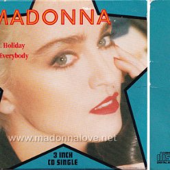 1989 Holiday 3INCH CD single - 921 140-2 - Germany (921140-2.2 RSA on back of CD)
