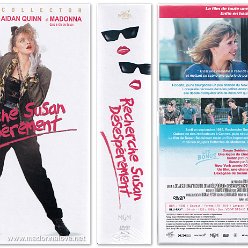 2024 Desperately Seeking Susan (Recherche Susan Desesperement) Exclusive FNAC Blu ray & DVD collectors box - Cat. Nr. 3770035628018 - France
