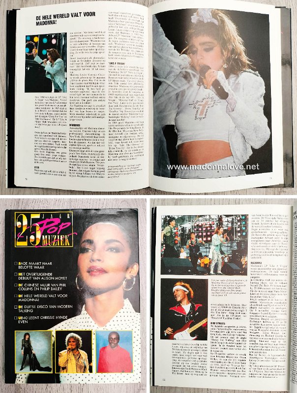 1985 25 jaar popmuziek - Het jaar van Live Aid 1985 (3 pages on Madonna) - Holland