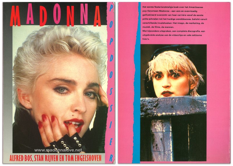 1987 Madonna Popdossier (Alfred Bos, Stan Rijven & Tom Engelshoven Loeb) - Holland - ISBN 90 6213 730 X