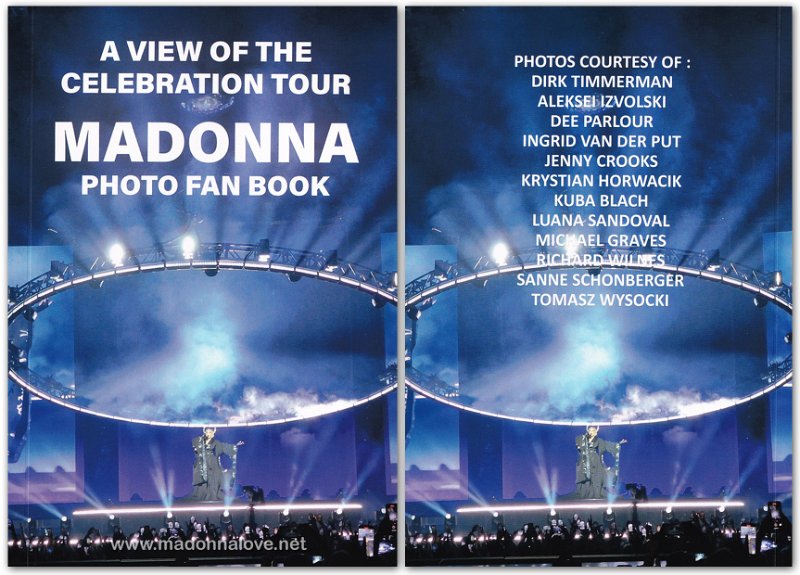 2024 A view of the Celebration Tour - Madonna photo fan book (Dirk Timmerman) - Belgium