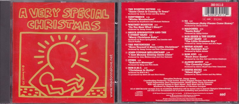 1987 A very special christmast - Cat.Nr 393 911-2 - Germany (Contains Santa Baby by Madonna)