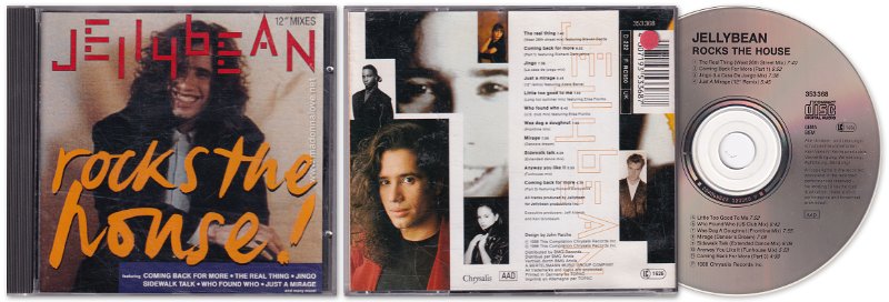 1988 Jellybean (Rocks The House) - Cat. Nr.353 368 - Germany (Track 9 - Sidewalk Talk - Madonna vocals on chorus)