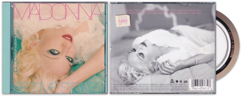 1994 Bedtime stories - Cat.Nr. 9 45767-2 - USA (1 45767-2 SRC##02 on back of CD - Reissue with Cover Picture Upside Down)