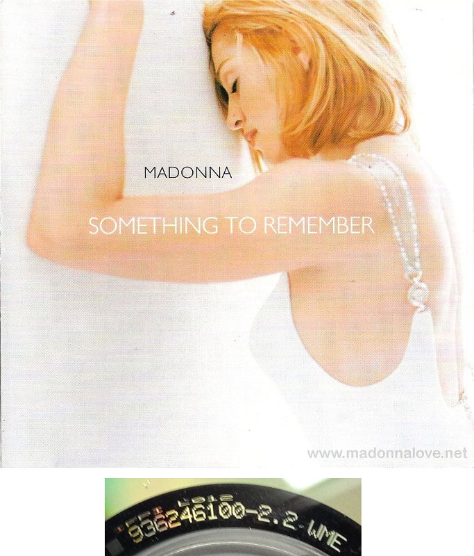 1995 Something to remember - Cat.Nr. 9362-46100-2 - Germany (photoback, 936246100-2.2 WME on back of CD)