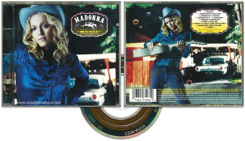 2000 Music - Cat.Nr. W2 47598 - Canada (L387 CDW-47598 #00831Y24 on back of CD)