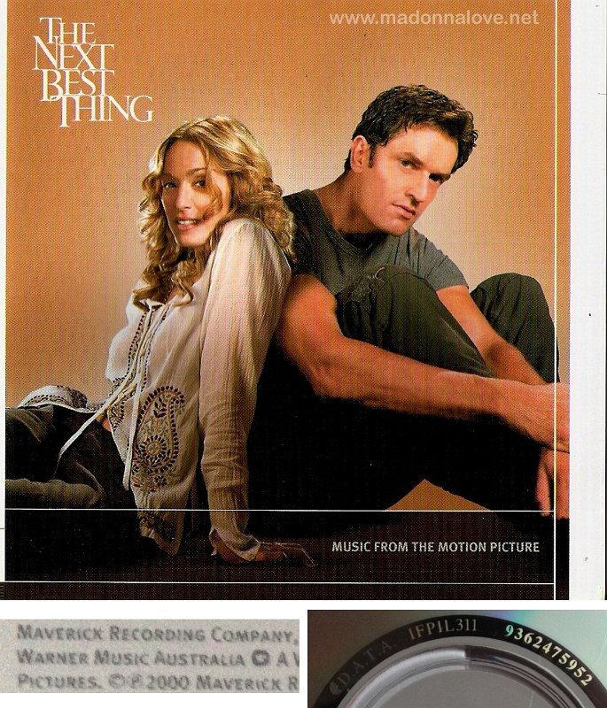 2000 The next best thing soundtrack - Cat.Nr. 9362475952 - Australia (D.A.T.A. IFPIL 9362475952 on back of CD)