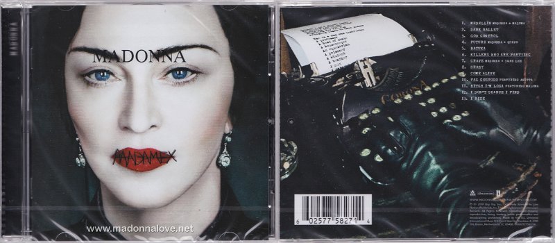 2019 Madame X  (Standard Edition 1CD) - Cat. Nr. 00602577582714 - Europe