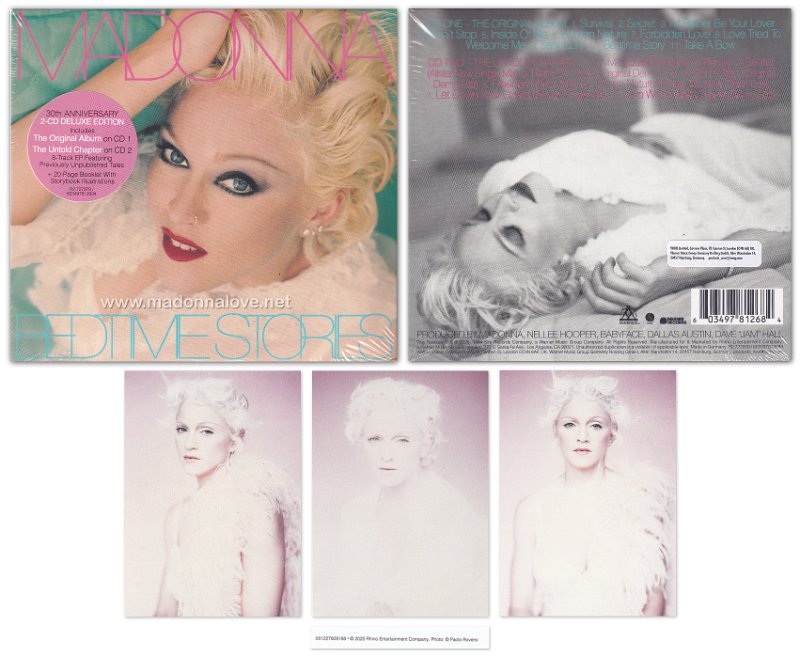 2025 Bedtime stories (30th anniversary 2-CD deluxe edition) - Cat.Nr. R2 727979_60349812684 - Germany (Including 3 postcards)