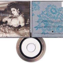 1985 Like a virgin - Cat.Nr. 925 181-2 UK (With floral back cover printed in England _ WEA 9 25181-2 NIMBUS ENGLAND on back of CD)