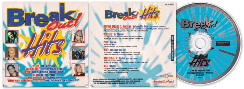 2003 Break Out! Hits (not for sale - for promotional use only) - Cat.Nr. EMA-B0-031127 - Holland