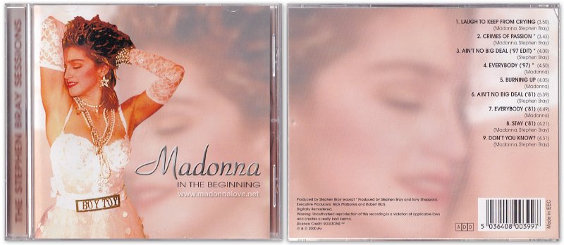 2000 Madonna in the beginning - Cat.Nr. PRECD1 - Europe