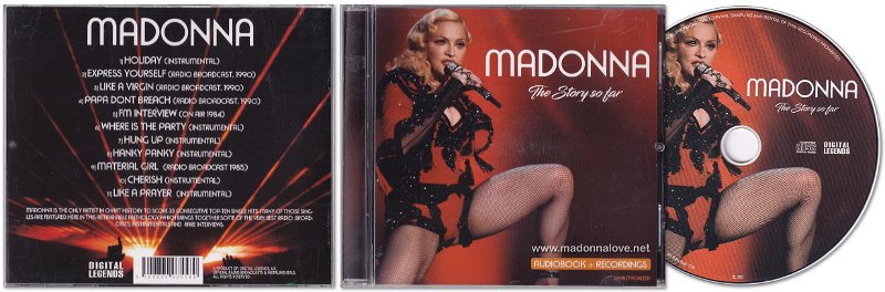 2017 Madonna The story so far - Cat. Nr. Digital Legends DL 580 - UK