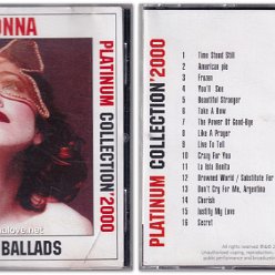 2000 Platinum collection 2000 - Madonna Greatest ballads