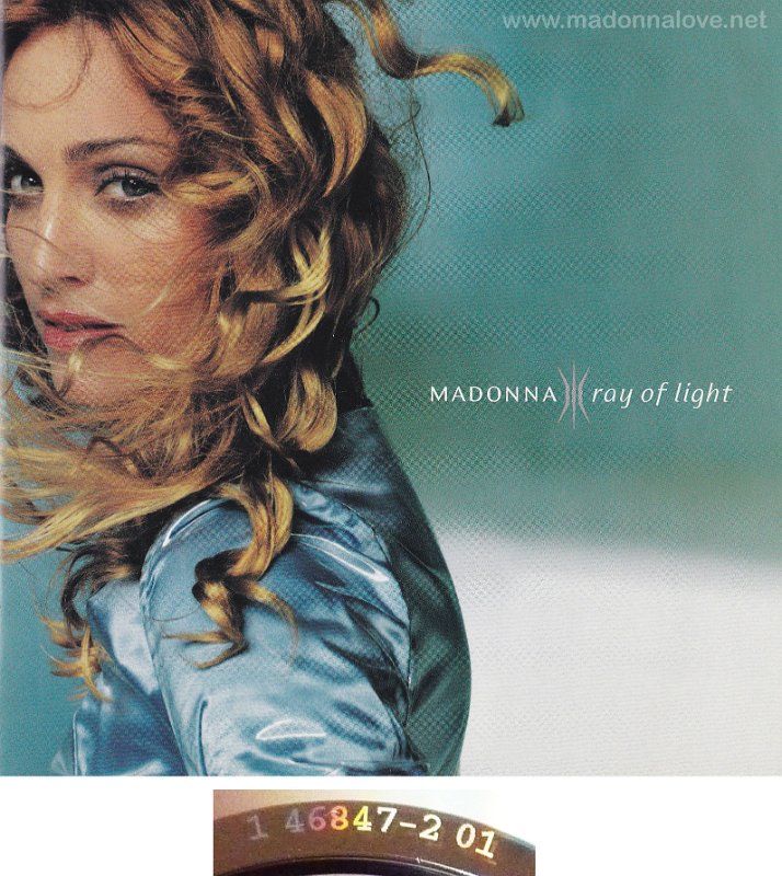 1998 Ray of light - Cat.Nr. 9 46847-2 - USA (W2306 1 46847-2 01 on back of CD)