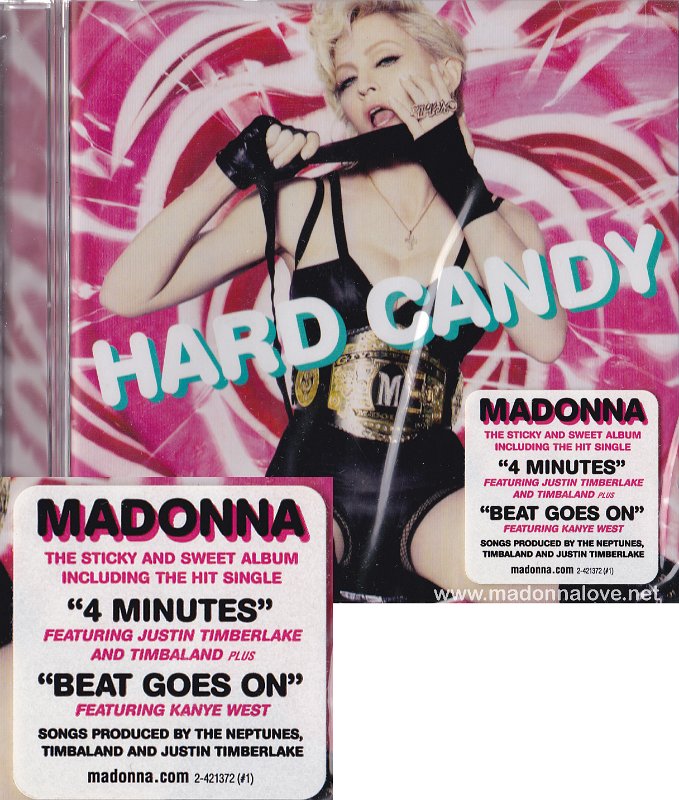 2008 Hard Candy - Cat.Nr. 42137-2 - USA (1 421372-2 TEXT 01 + Comes with sticker)
