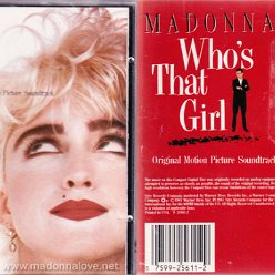 1987 Whos that girl soundtrack - Cat.Nr. 9 25611-2 - USA (1 25611-2 SRC-02 on back of CD)