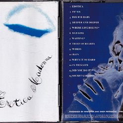 1992 Erotica (Dirty version) - Cat.Nr. 9362-45031-2 - Germany - 936245031-2.4 WME on back of CD)