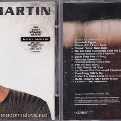 1999 Ricky Martin (Track 5 - Be Careful (Cuidado Con Mi Corazón) Performed by Ricky Martin and Madonna) - Cat.Nr. 494406-2 - Germany