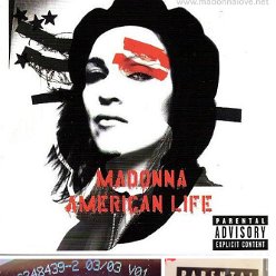2003 American life - Cat.Nr. 9362-48439-2 - Germany (9362-48439-2 on back of CD + parental advisory on cover)