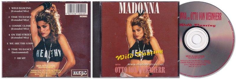 1992 Madonna with Otto Von Wernherr - Wild Dancing - Cat. Nr. MER002 - UK