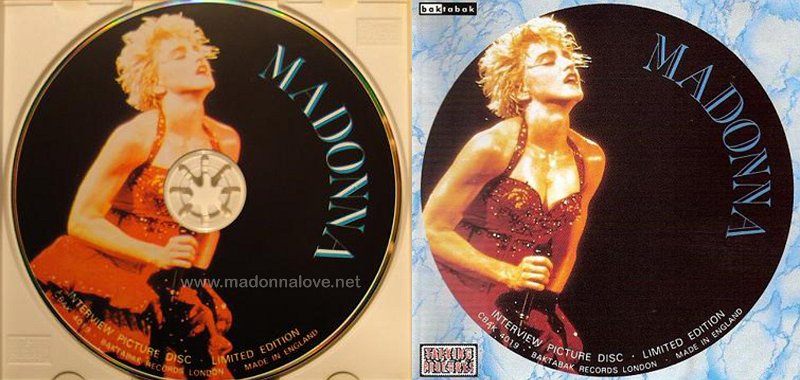Interview Picture disc CD - Cat.Nr. CBAK4019 - UK