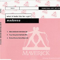 2000 What it feels like for a girl Promo CD single (3-trk) - Cat.Nr. PRO2522 - Germany