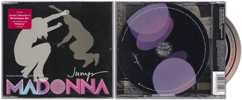 2006 Jump - CD maxi single (3-trk) - Cat.Nr. W744CD2 - UK (W744CD2 on back of CD)