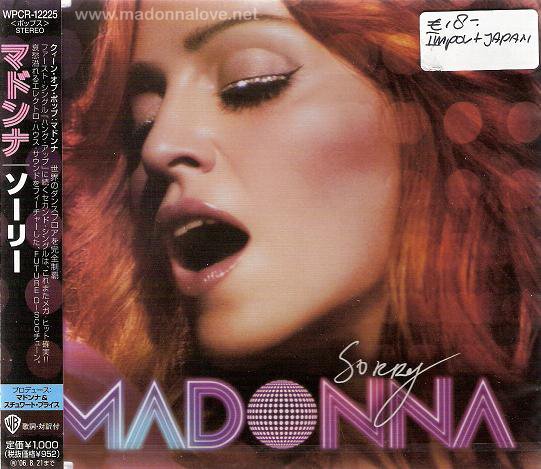 2006 Sorry - CD maxi single (3-trk) - Cat.Nr. WPCR-12225 - Japan