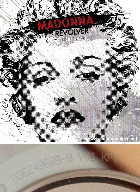 2010 Revolver - CD maxi single compact disc (8-trk) - Cat.Nr. 9362-49685-9 - Germany (936249685-9 V01 on back of CD)