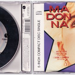 1985 Into the groove - CD maxi single  (3-trk) - Cat.Nr. 7599-21141-2 - Germany (921141-2 RSA on back of CD - has some light scratches on CD)