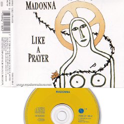 1989 Like a prayer  - CD maxi single (3-trk) - Cat.Nr. 7599 21189-2 - Germany (759921189-2.2 WME on back of CD + yellow CD)