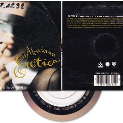 1992 Erotica - Cardsleeve CD single (3-trk) - Cat.Nr. 9362-40657-9 - France (WEA 2406579 MPO 01 @@@ 9 on back of CD)