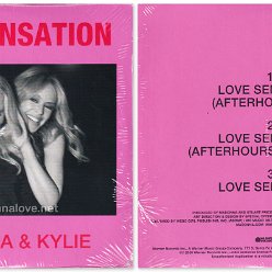 2026 Love Sensation (Madonna & Kylie) - (pink cover) USA Edition (Cardsleeve) (3-trk) -  Cat.Nr. 54391210371 - Germany
