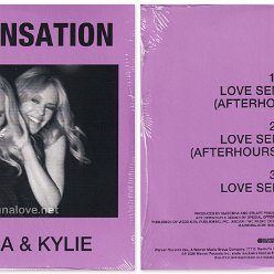 2026 Love Sensation (Madonna & Kylie) - (purple cover) Australia Edition (Cardsleeve) (3-trk) -  Cat.Nr. 54391210364 - Germany