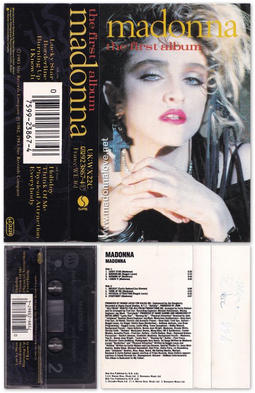 1985 The First Album Cassette Album -  Cat.Nr. 923 867-4 - Germany