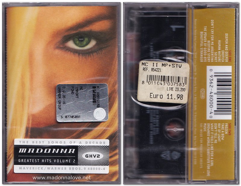 2001 GHV2 Cassette Album - Cat. Nr. 9362-48000-4 - Germany