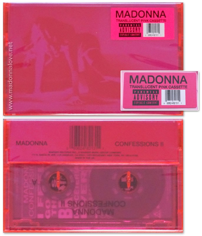 2026 CONFESSIONS II Cassette Album - Cat.Nr. 93624821311 - UK