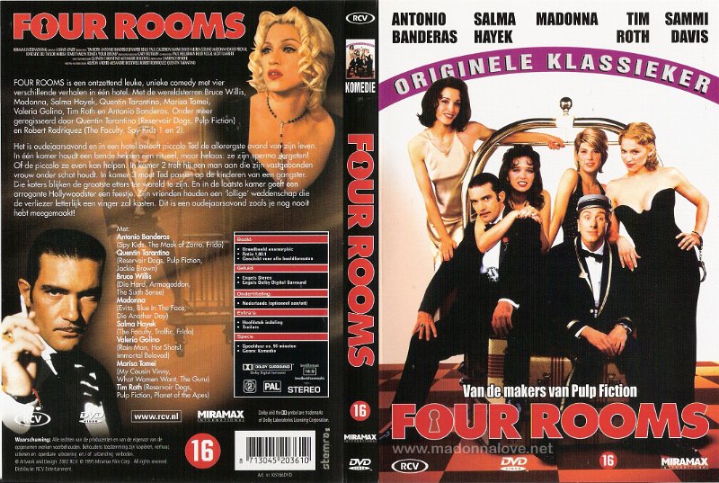 1994 Four Rooms - Cat.Nr. K6166DVD - Holland