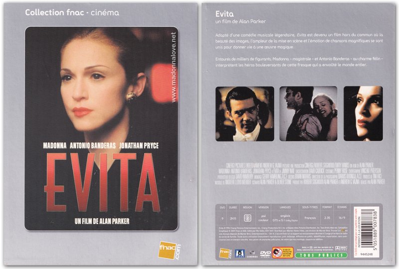 1996 Evita (Collection FNAC - Cinema)- Cat.Nr. 9445248 - France