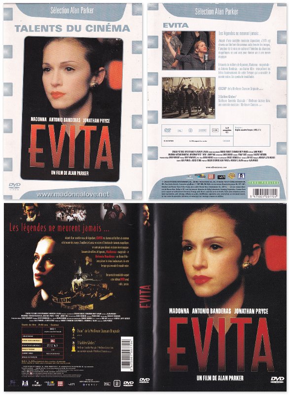 1996 Evita (Selection Alan Parker - Talents du cinema) - Barcode 3475001007704 - France