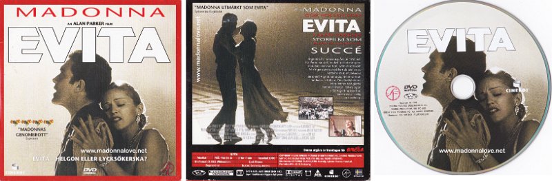 1996 Evita (cardbox sleeve) - Cat.Nr. EVITA-SF 2 - Sweden